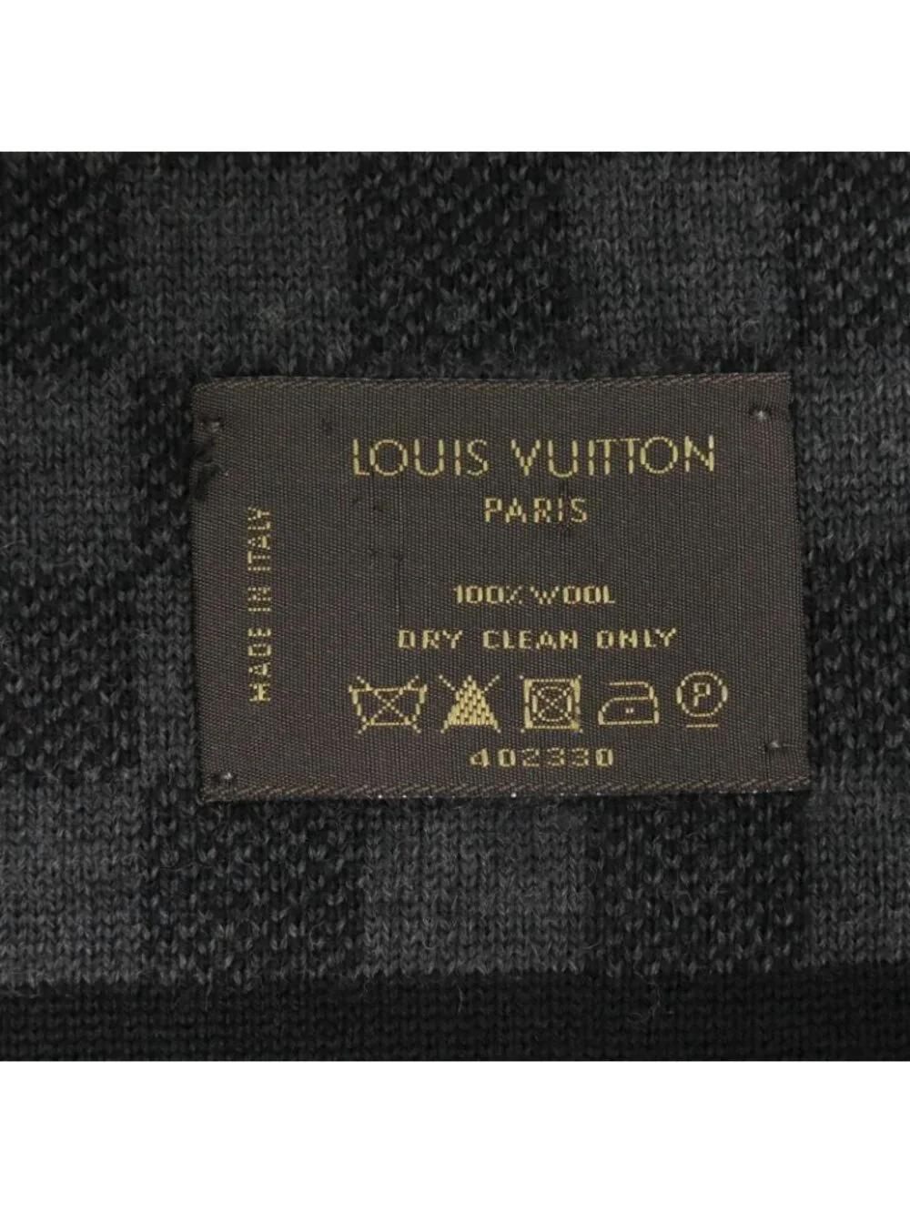 Louis Vuitton Damier Black Echarpe Petit Scarf